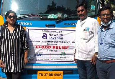 Chennai flood relief - Adwaith Lakshmi